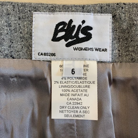 Wool Pencil Wrap Skirt - Picture 5 of 5